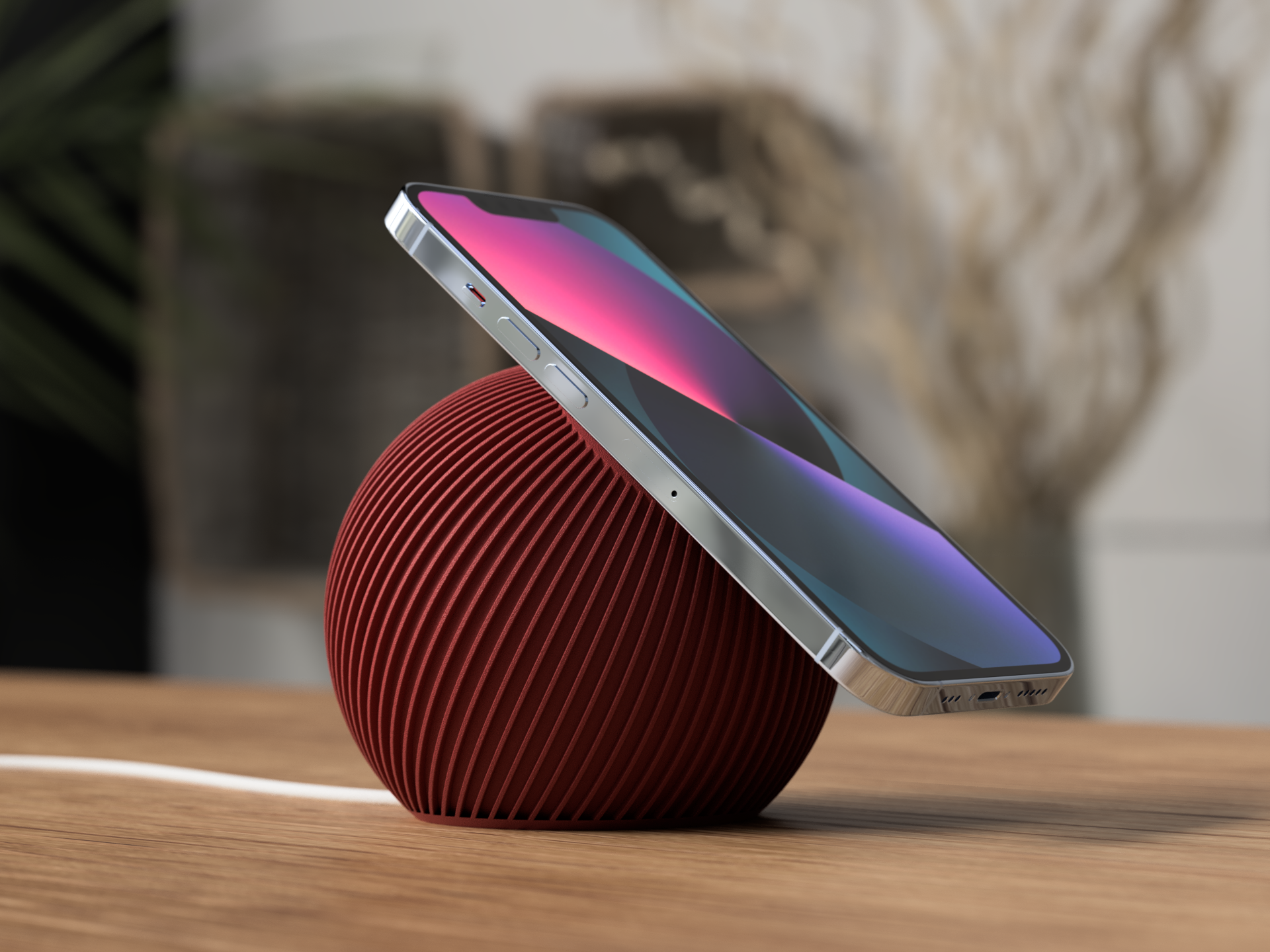 Magsafe Charging Stand – modern & minimalistisch | 3D-Druck Design | iPhone Ladestation ⚡️