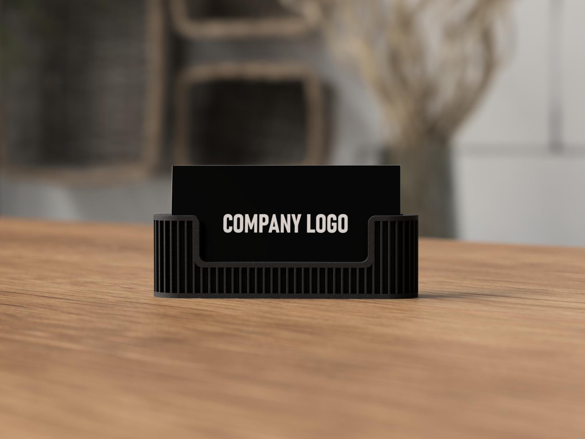 Visitenkartenhalter – modern & minimalistisch | 3D-Druck Büro-Deko | Professionelles Desk-Setup 🪪
