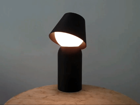 Eclipse Style Lamp – modern & minimalistisch | 3D-Druck Design | Ambient-Light Tischlampe💡