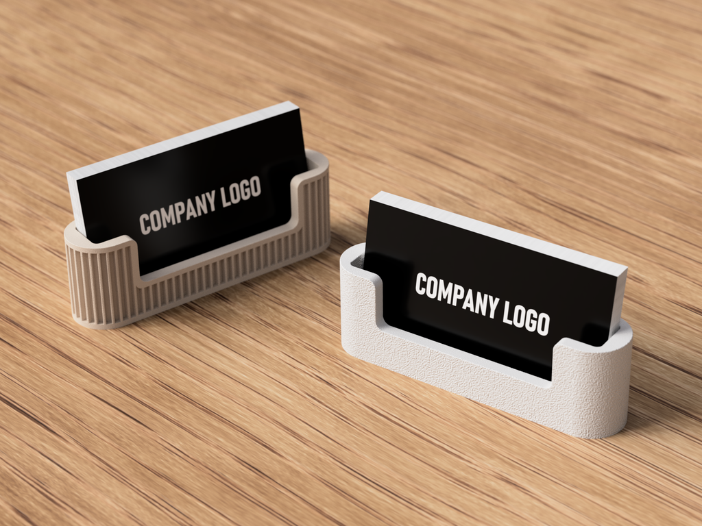 Visitenkartenhalter – modern & minimalistisch | 3D-Druck Büro-Deko | Professionelles Desk-Setup 🪪