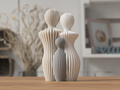 Family Statues – modern & individuell | 3D-Druck Design | Einzigartige Familien-Skulptur 🫂