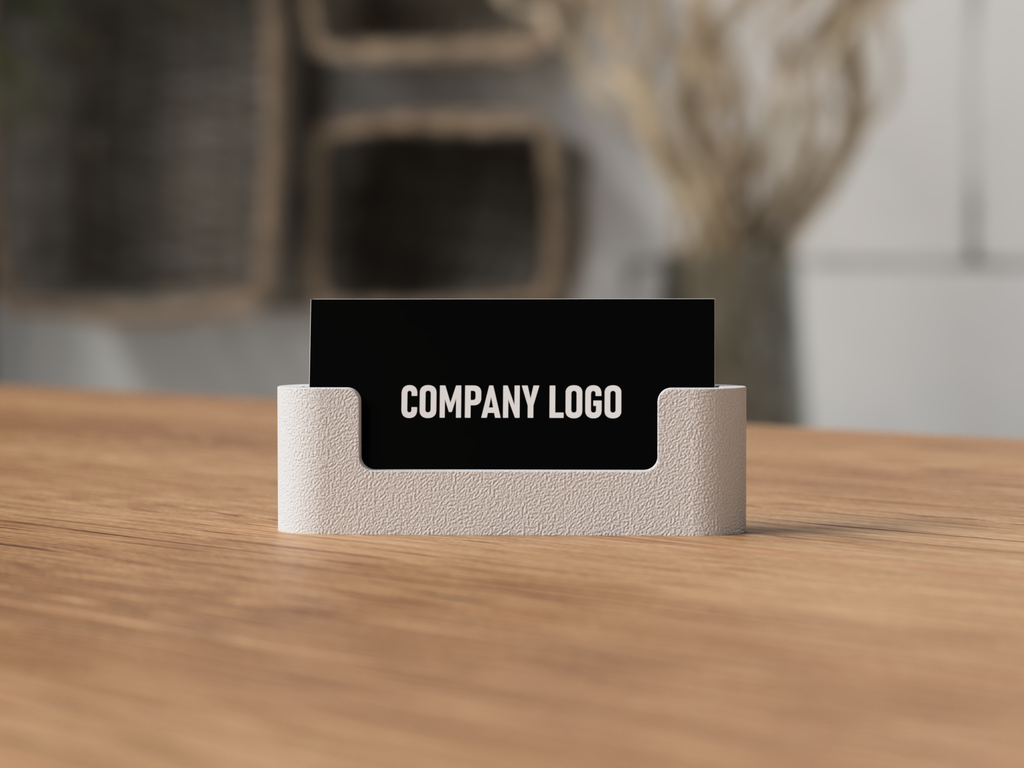 Visitenkartenhalter – modern & minimalistisch | 3D-Druck Büro-Deko | Professionelles Desk-Setup 🪪