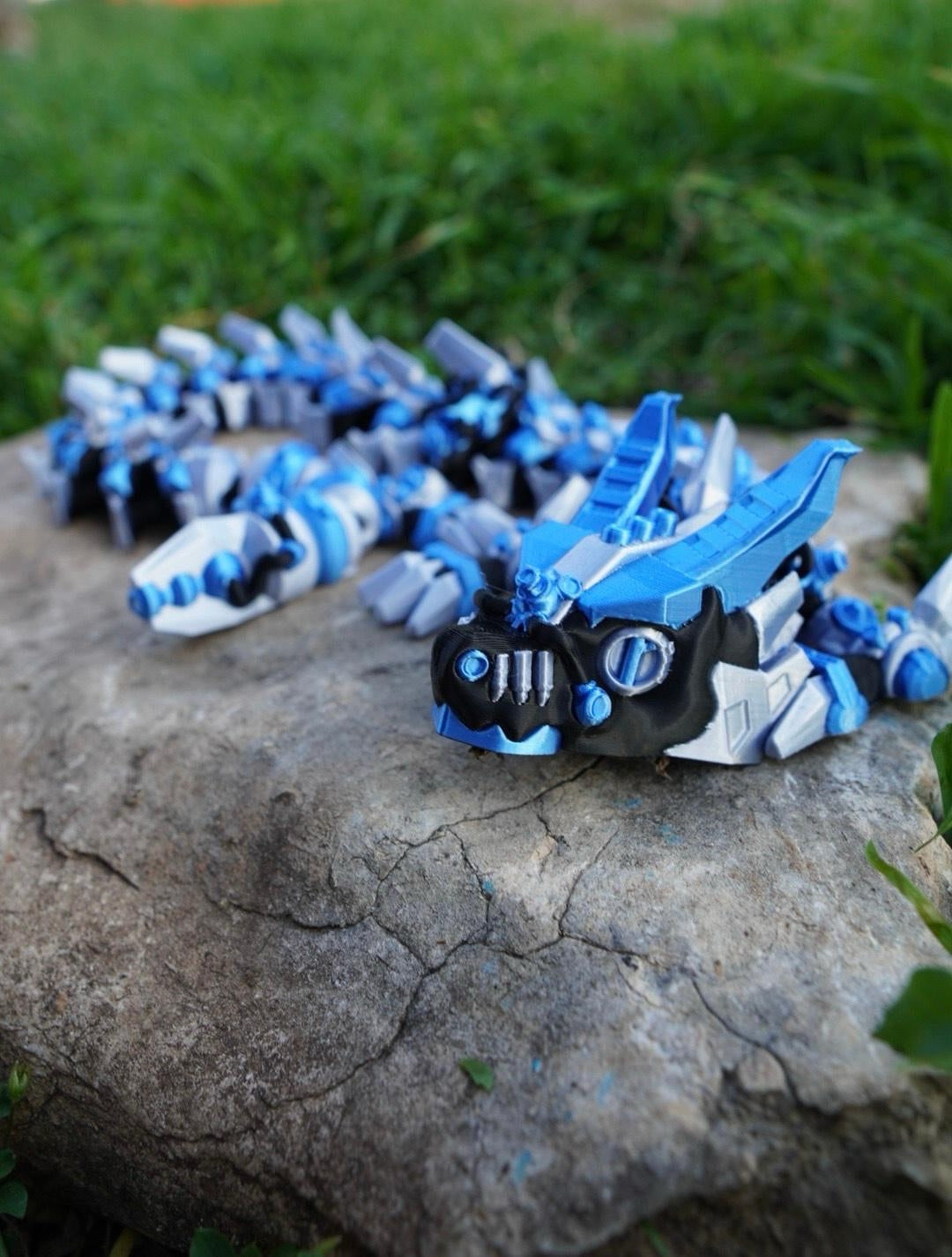 Articulated CyberFang Dragon – Wächter der Zukunft | Wunschgröße & Farbe