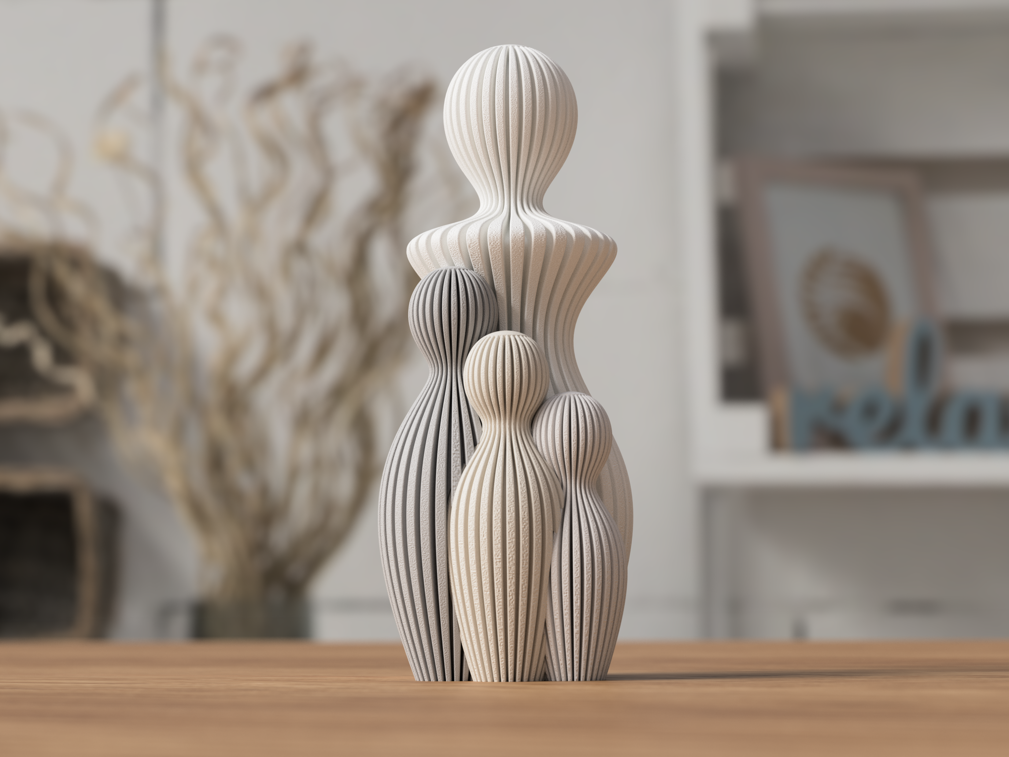 Mother’s Bond Statues – modern & individuell | 3D-Druck Design | Einzigartige Mutter-Kind-Skulptur 🫂