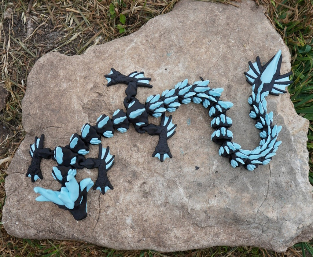Articulated Wavepiercer Dragon – Gebieter der Gezeiten | Wunschgröße & Farbe