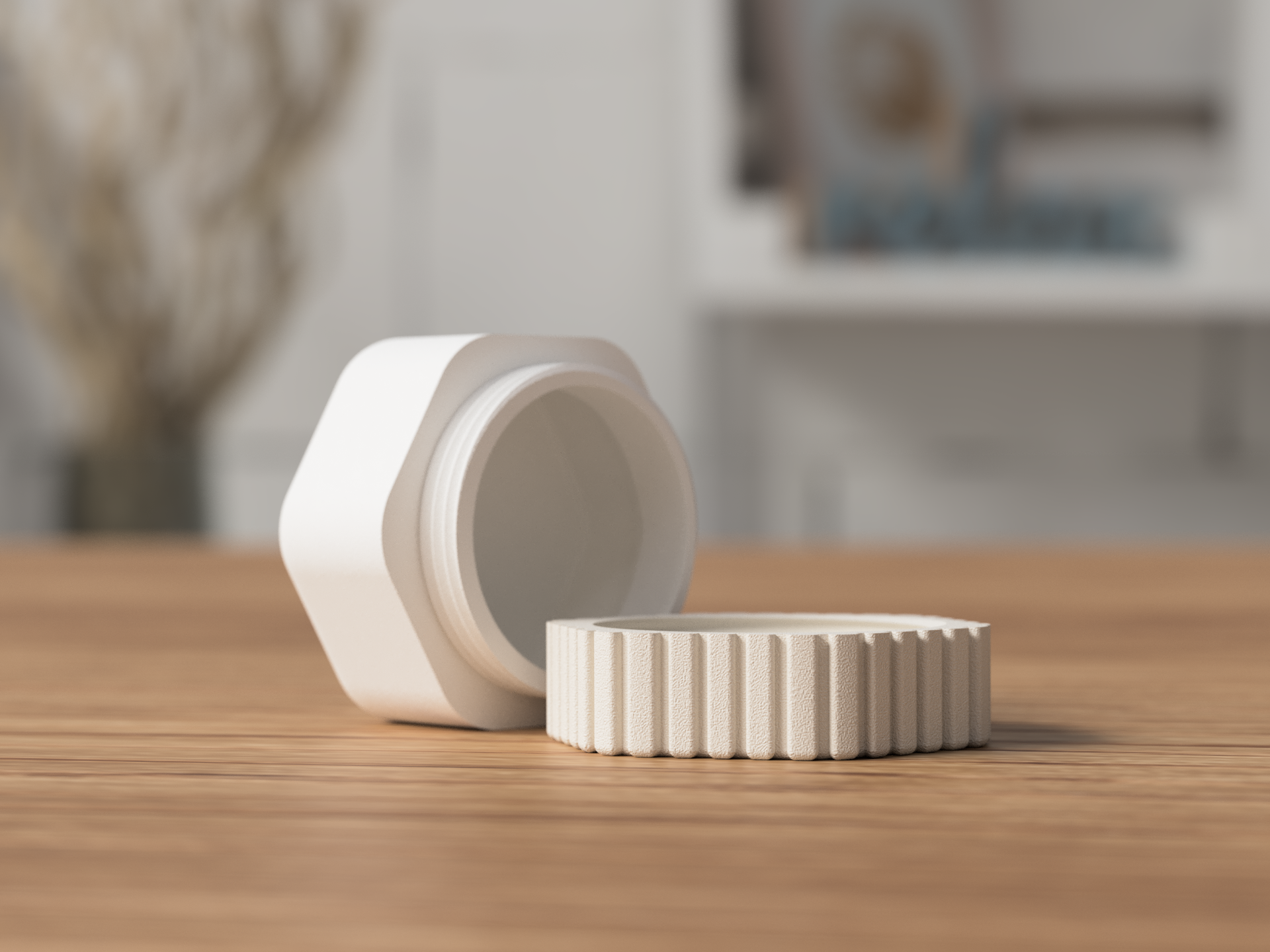 Mini Travel Container – modern & praktisch | 3D-Druck Design | Ideal für Kosmetik & Pflege unterwegs ✈️