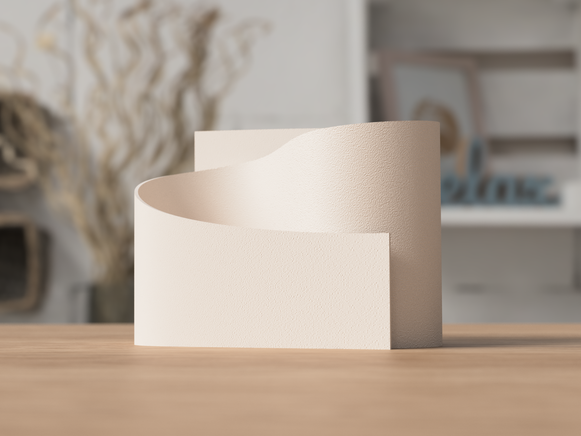 Modern S-Curve Organizer – Minimalistisch & Vielseitig | 3D-Druck Design | Ordnung mit Stil 🪥