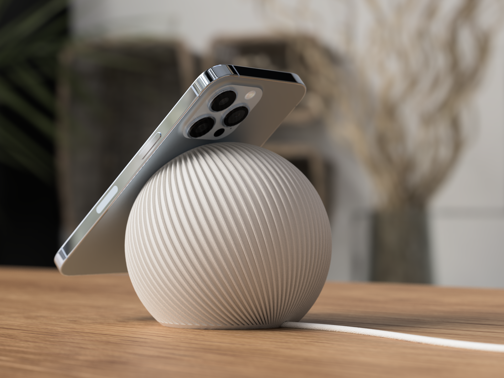 Magsafe Charging Stand – modern & minimalistisch | 3D-Druck Design | iPhone Ladestation ⚡️