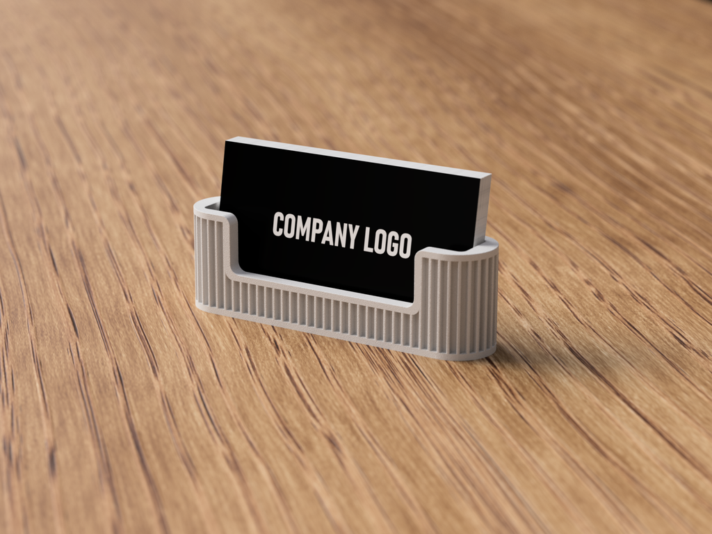 Visitenkartenhalter – modern & minimalistisch | 3D-Druck Büro-Deko | Professionelles Desk-Setup 🪪