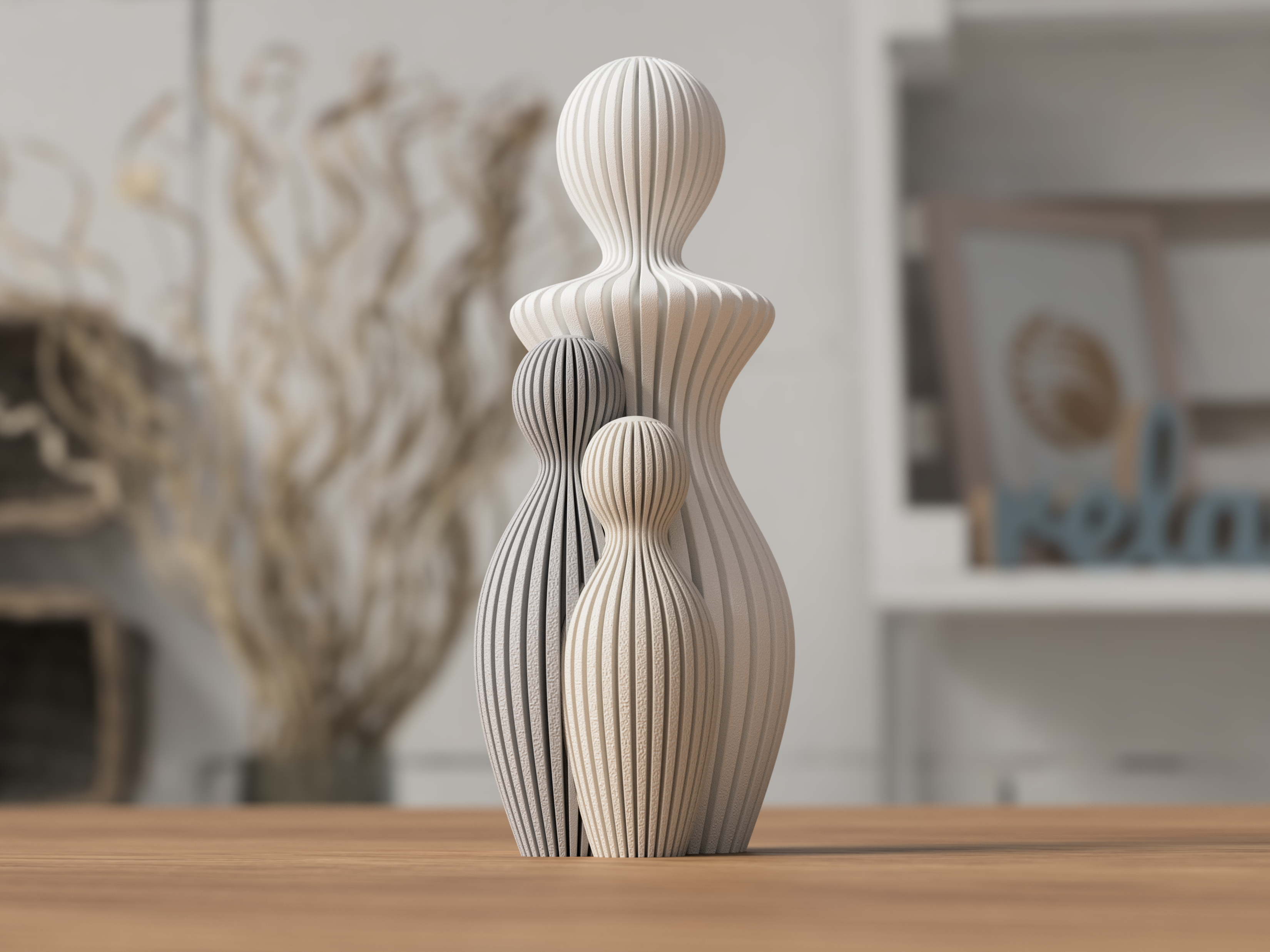 Mother’s Bond Statues – modern & individuell | 3D-Druck Design | Einzigartige Mutter-Kind-Skulptur 🫂