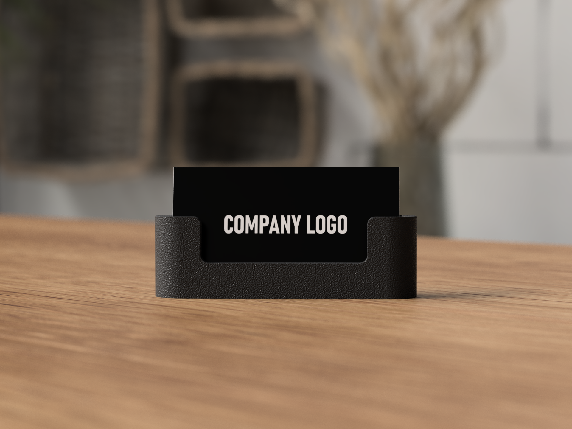 Visitenkartenhalter – modern & minimalistisch | 3D-Druck Büro-Deko | Professionelles Desk-Setup 🪪