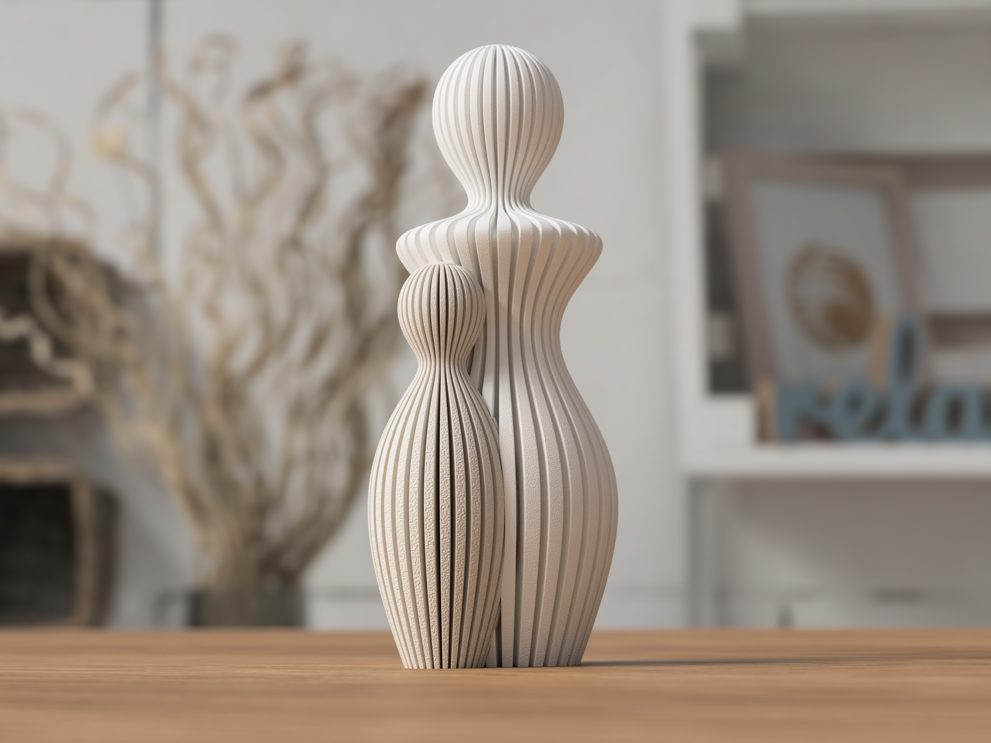 Mother’s Bond Statues – modern & individuell | 3D-Druck Design | Einzigartige Mutter-Kind-Skulptur 🫂