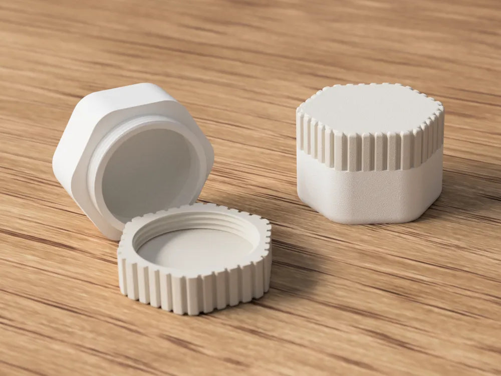 Mini Travel Container – modern & praktisch | 3D-Druck Design | Ideal für Kosmetik & Pflege unterwegs ✈️