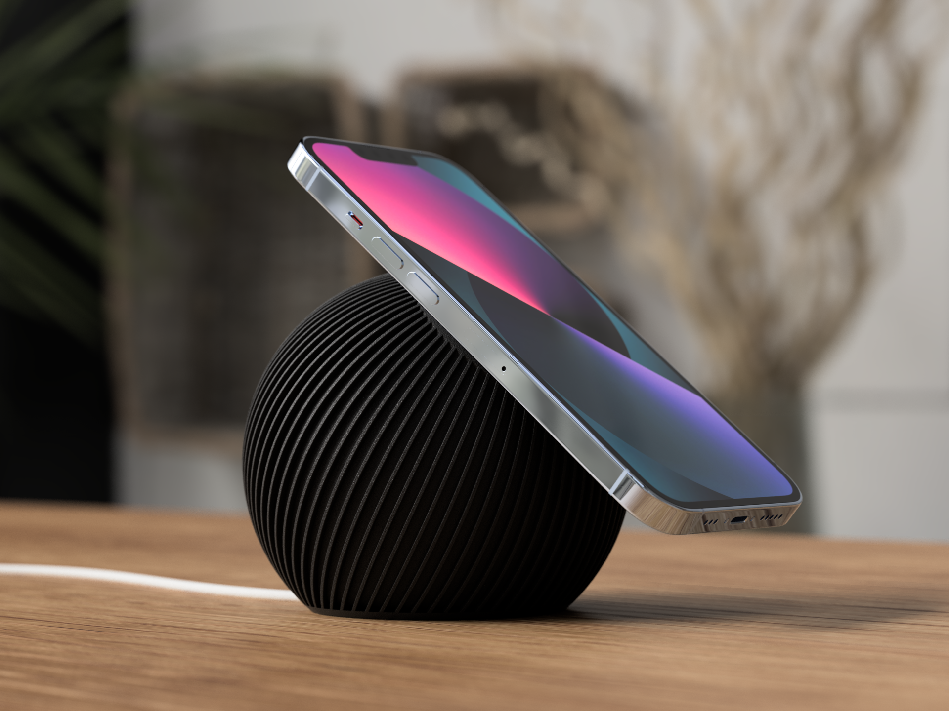 Magsafe Charging Stand – modern & minimalistisch | 3D-Druck Design | iPhone Ladestation ⚡️