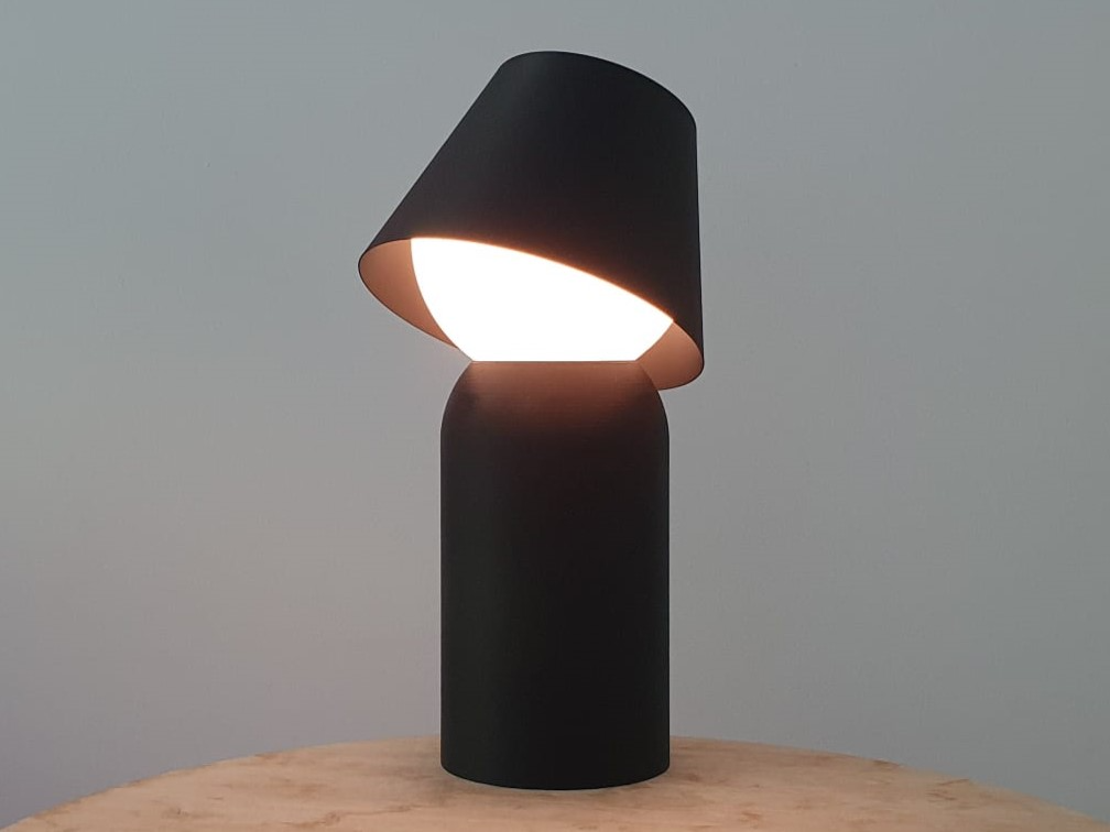 Eclipse Style Lamp – modern & minimalistisch | 3D-Druck Design | Ambient-Light Tischlampe💡