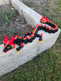 Articulated FireStorm Dragon – Gebändigte Naturgewalt | Wunschgröße & Farbe