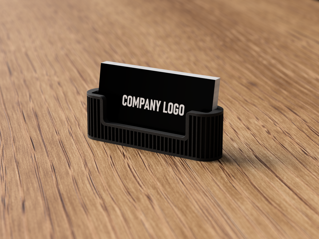 Visitenkartenhalter – modern & minimalistisch | 3D-Druck Büro-Deko | Professionelles Desk-Setup 🪪