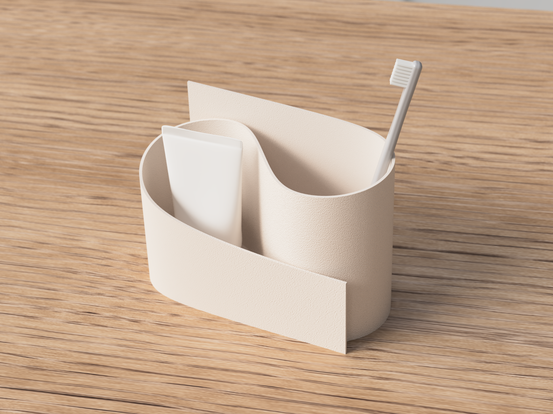 Modern S-Curve Organizer – Minimalistisch & Vielseitig | 3D-Druck Design | Ordnung mit Stil 🪥