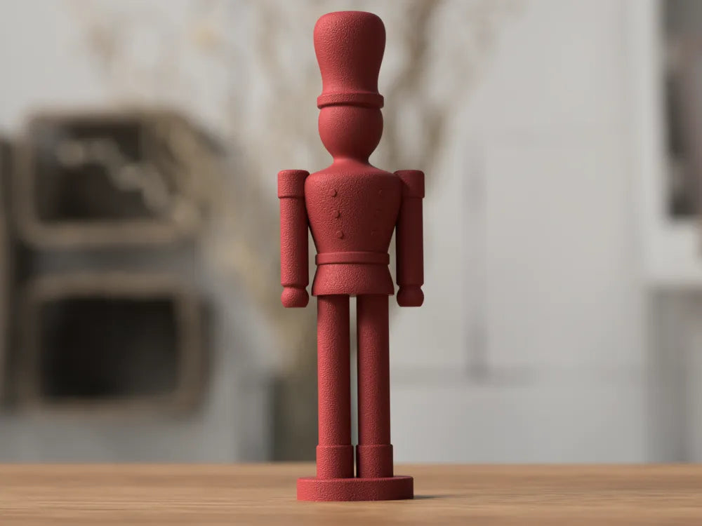 Nussknacker Deko – modern & minimalistisch | 3D-Druck Design | Stilvolle Winter Dekoration ⭐️