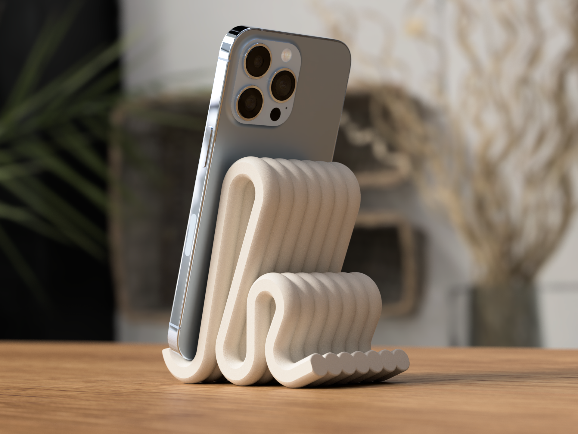 Flow Phone Stand – modern & minimalistisch | 3D-Druck Design | Stilvoller Smartphone-Halter 📱