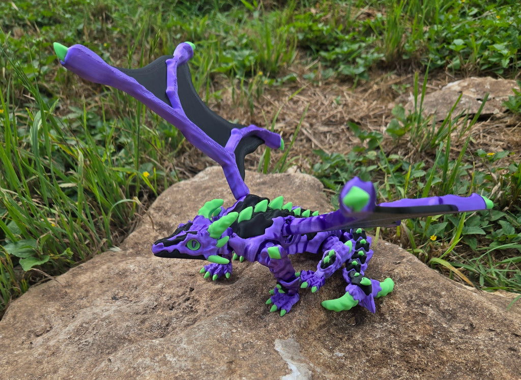 Articulated DreadWing Dragon – Bote der Nacht | Wunschgröße & Farbe