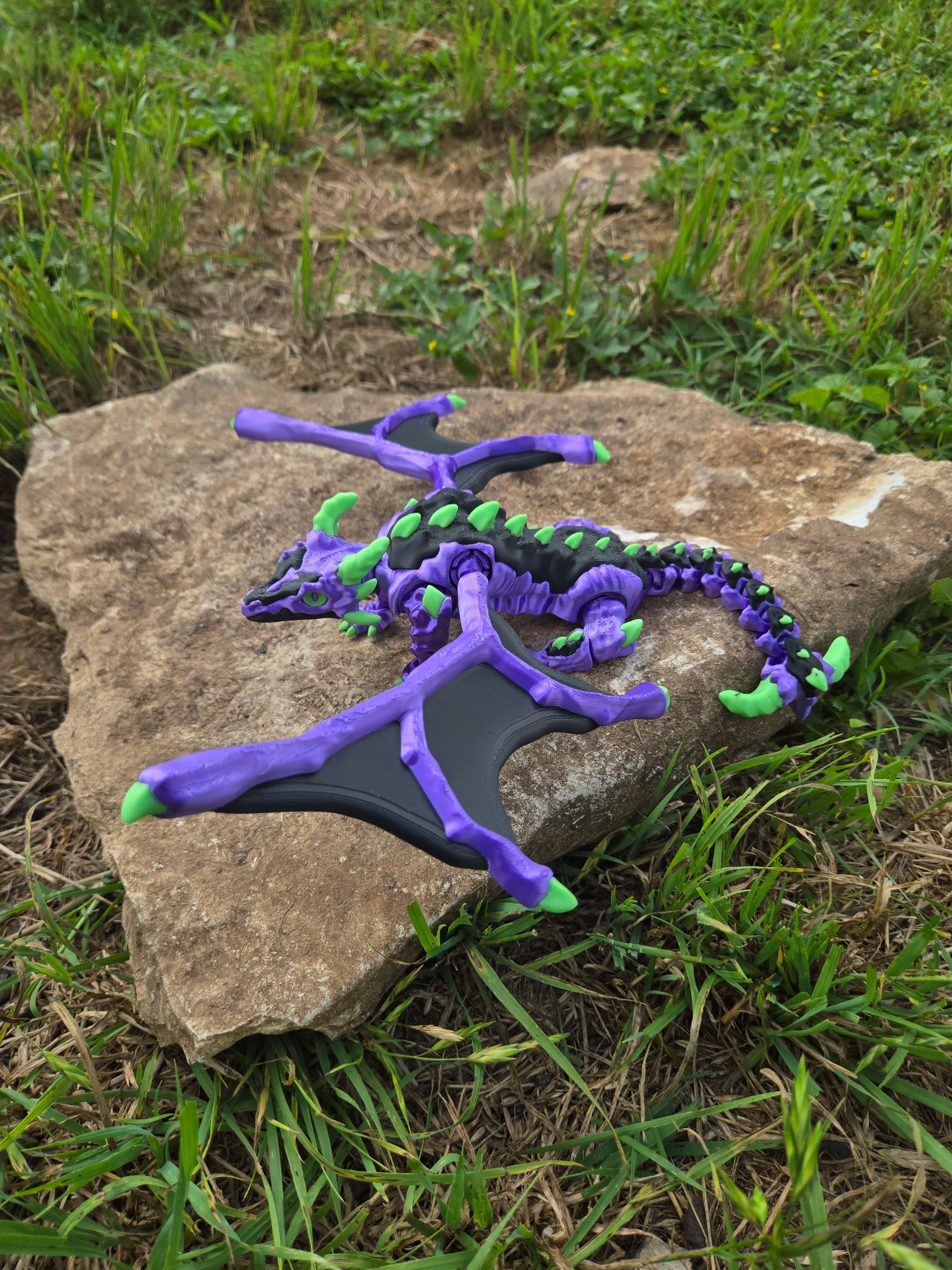 Articulated DreadWing Dragon – Bote der Nacht | Wunschgröße & Farbe