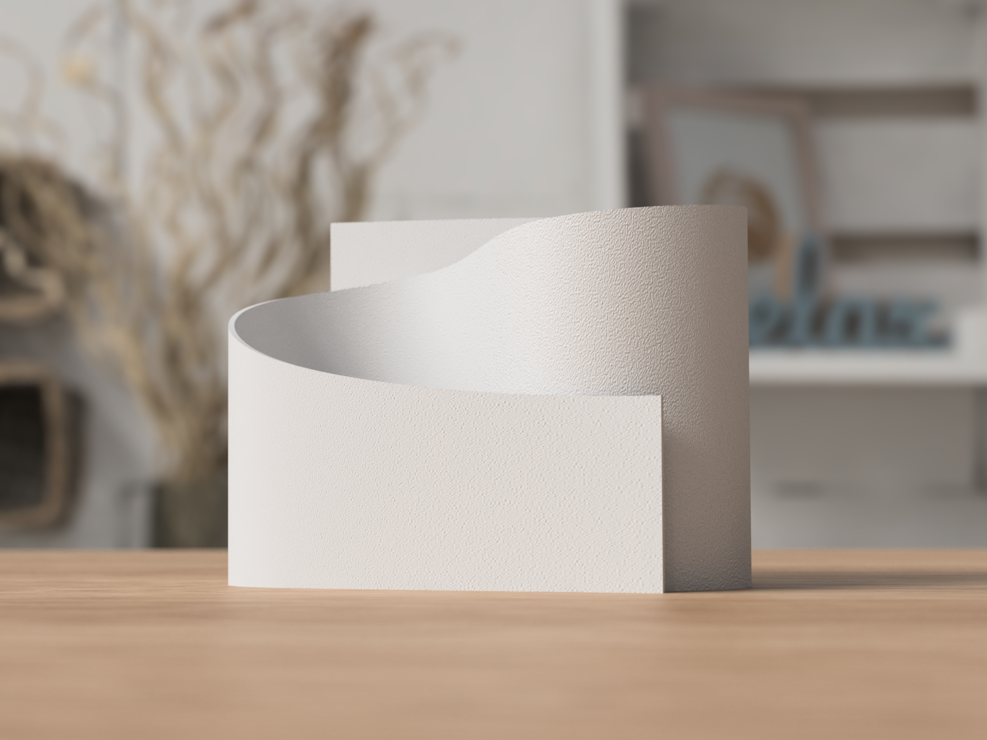 Modern S-Curve Organizer – Minimalistisch & Vielseitig | 3D-Druck Design | Ordnung mit Stil 🪥