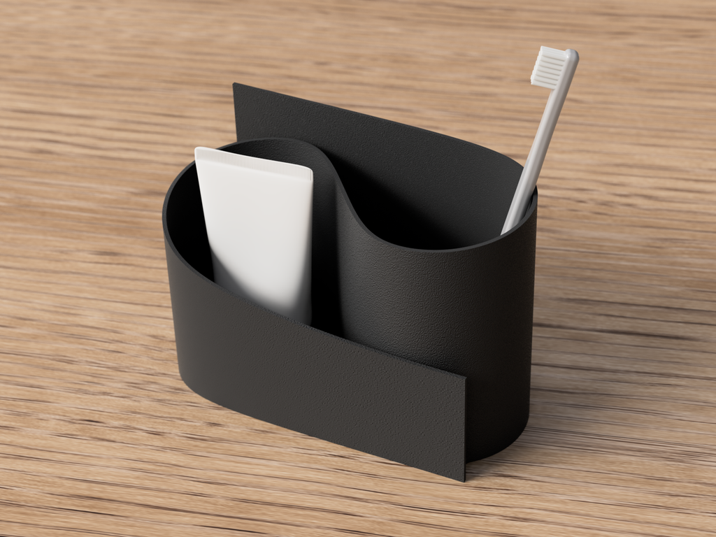 Modern S-Curve Organizer – Minimalistisch & Vielseitig | 3D-Druck Design | Ordnung mit Stil 🪥