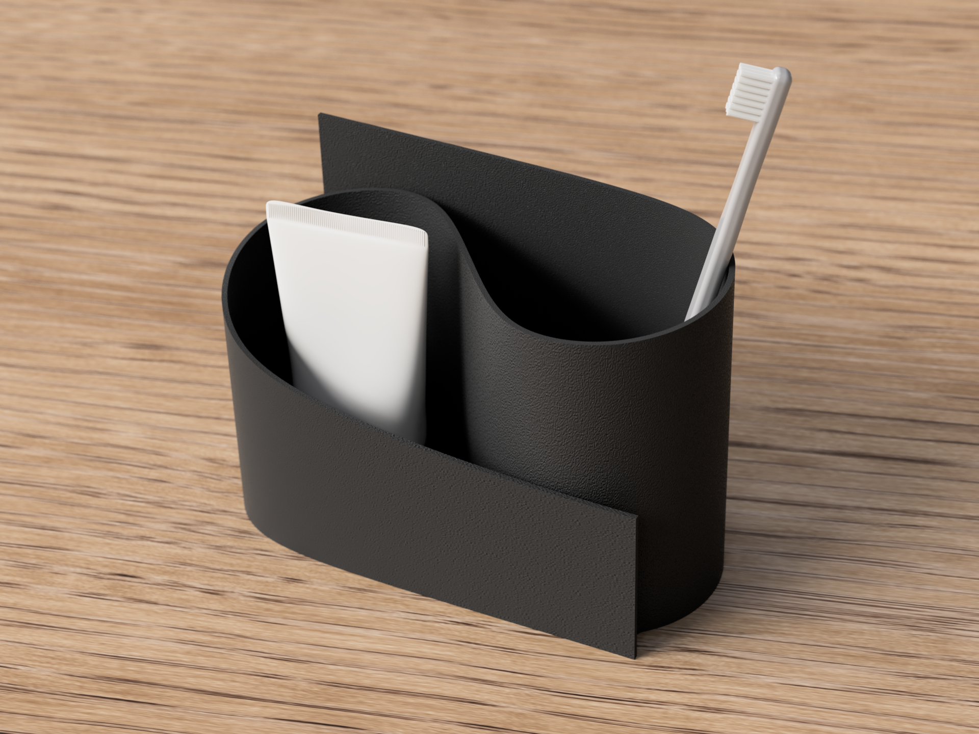 Modern S-Curve Organizer – Minimalistisch & Vielseitig | 3D-Druck Design | Ordnung mit Stil 🪥