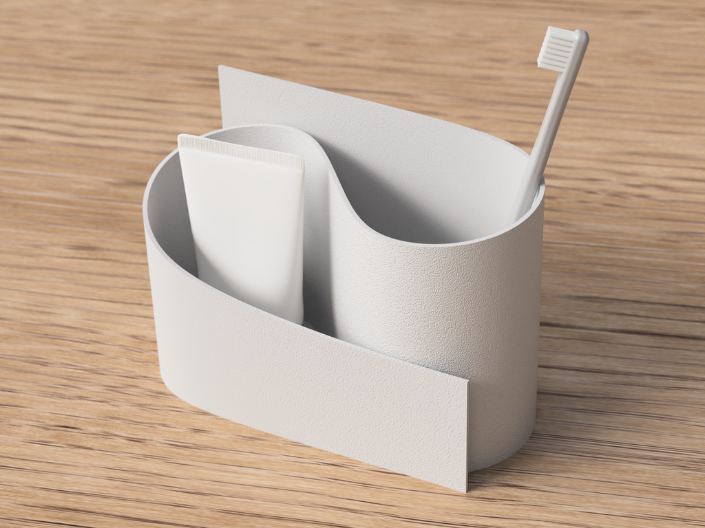 Modern S-Curve Organizer – Minimalistisch & Vielseitig | 3D-Druck Design | Ordnung mit Stil 🪥